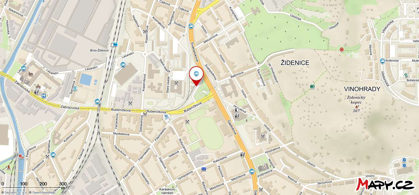 Místo masáží v Brně-Židecicích